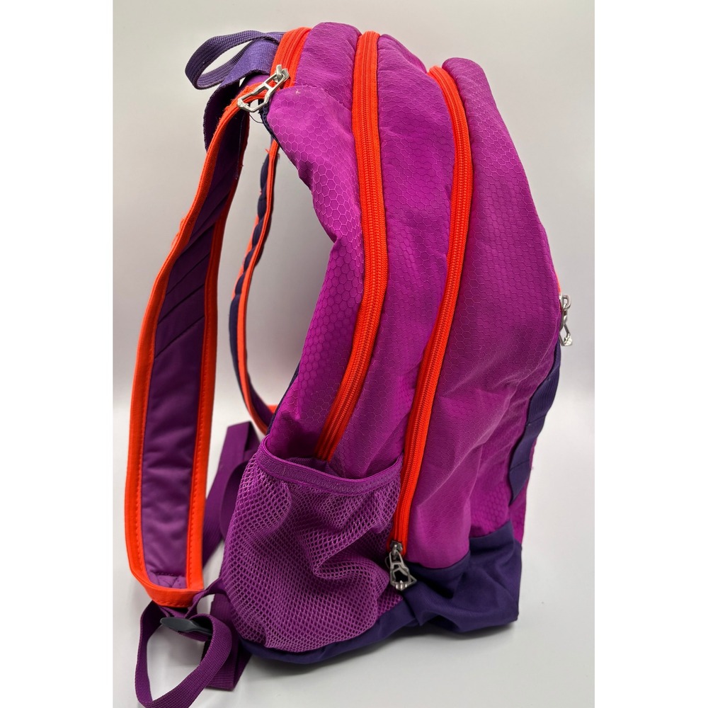 Adidas LoadSpring Backpack Pink Purple Orange 0127947 Honeycomb Ripstop Bag - Picture 4 of 15